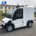 2-Seater Electric Utility Golf Cart Van with Air Conditioning & Cargo Box