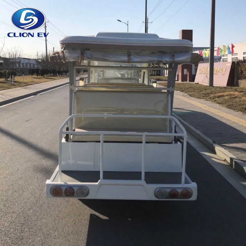 28-Seater Electric Sightseeing Shuttle & Golf Cart Train 72V