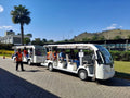 28-Seater Electric Sightseeing Shuttle & Golf Cart Train 72V