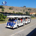 28-Seater Electric Sightseeing Shuttle & Golf Cart Train 72V