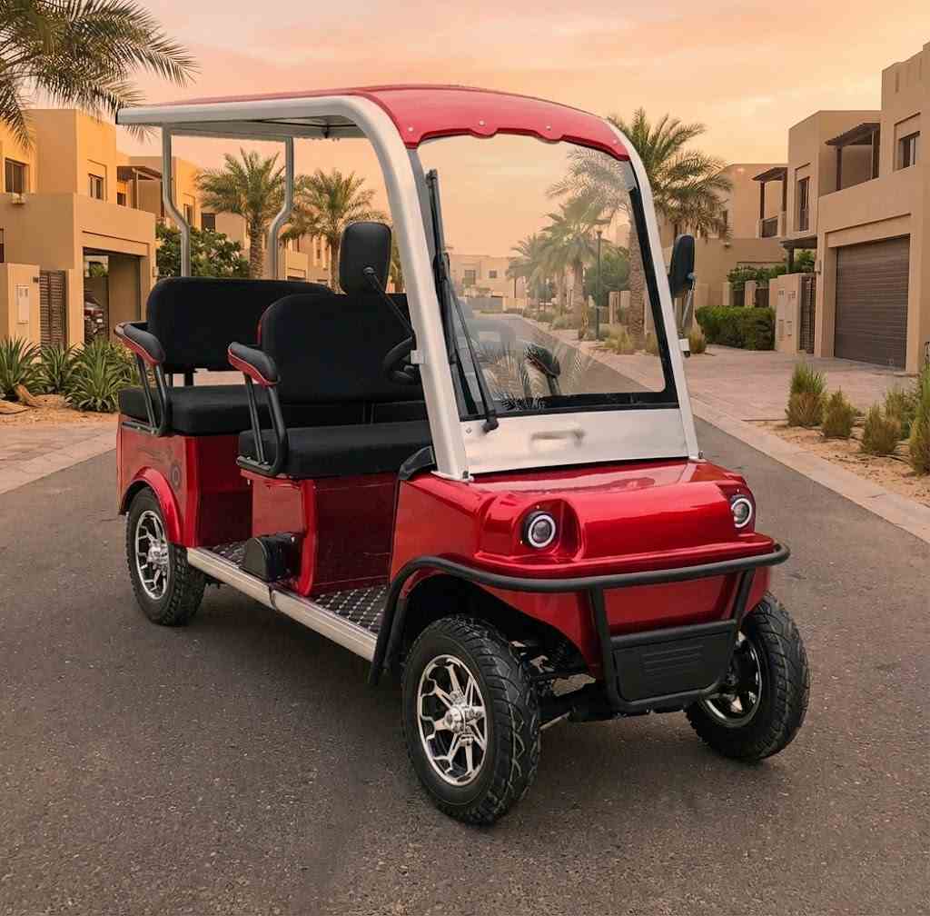 4-Seater 60V Electric Golf Cart for On-Road Community Use - Golf Cart