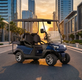 4-Seater Electric Golf Cart with Rear Flip Seat and 48V Lithium Battery - Golf Cart