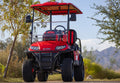 4-Seater Lifted Electric Golf Cart with Lithium Battery and 4-Wheel Disc Brakes