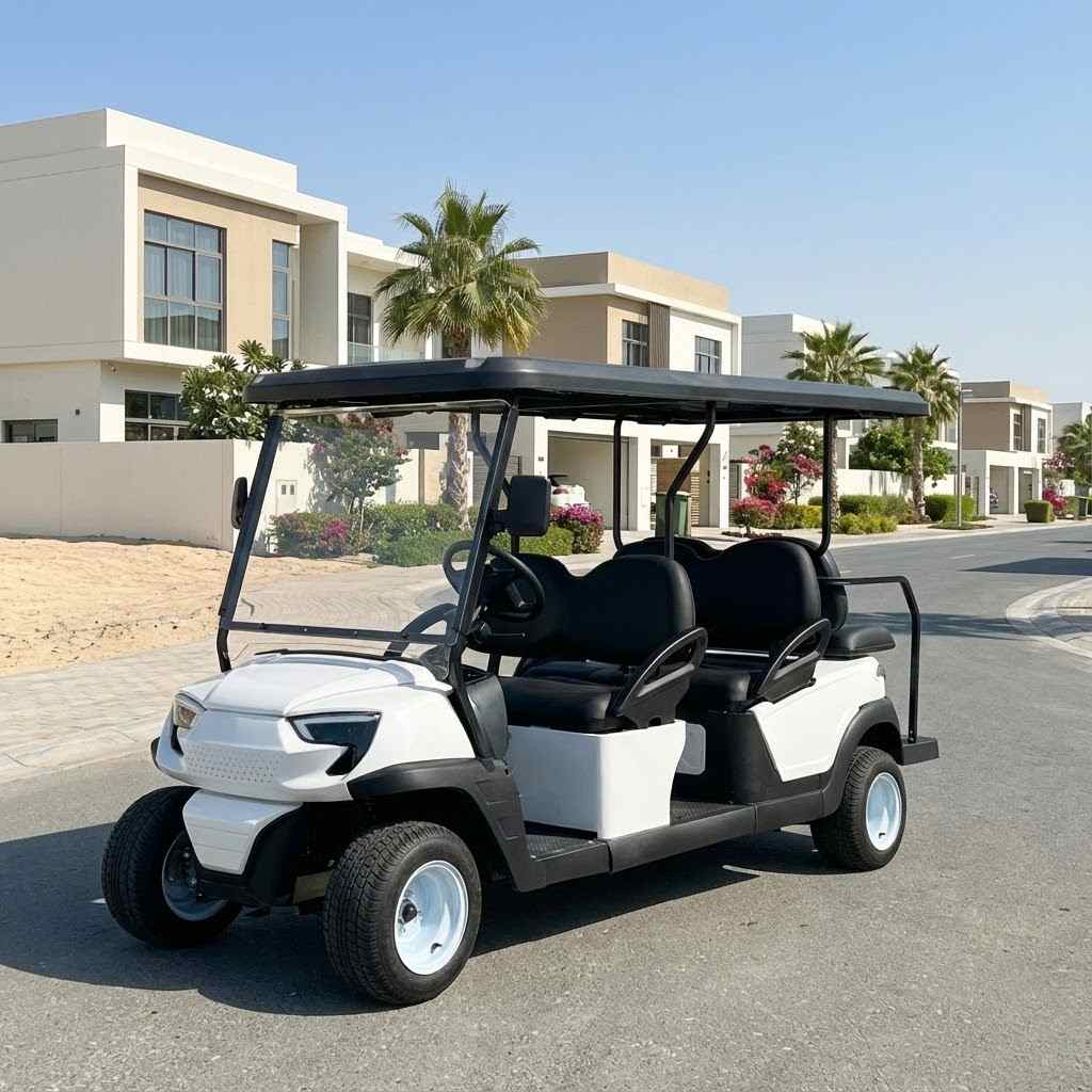 6-Seater Electric Golf Cart with Long-Range 48V Lithium Battery - Golf Cart
