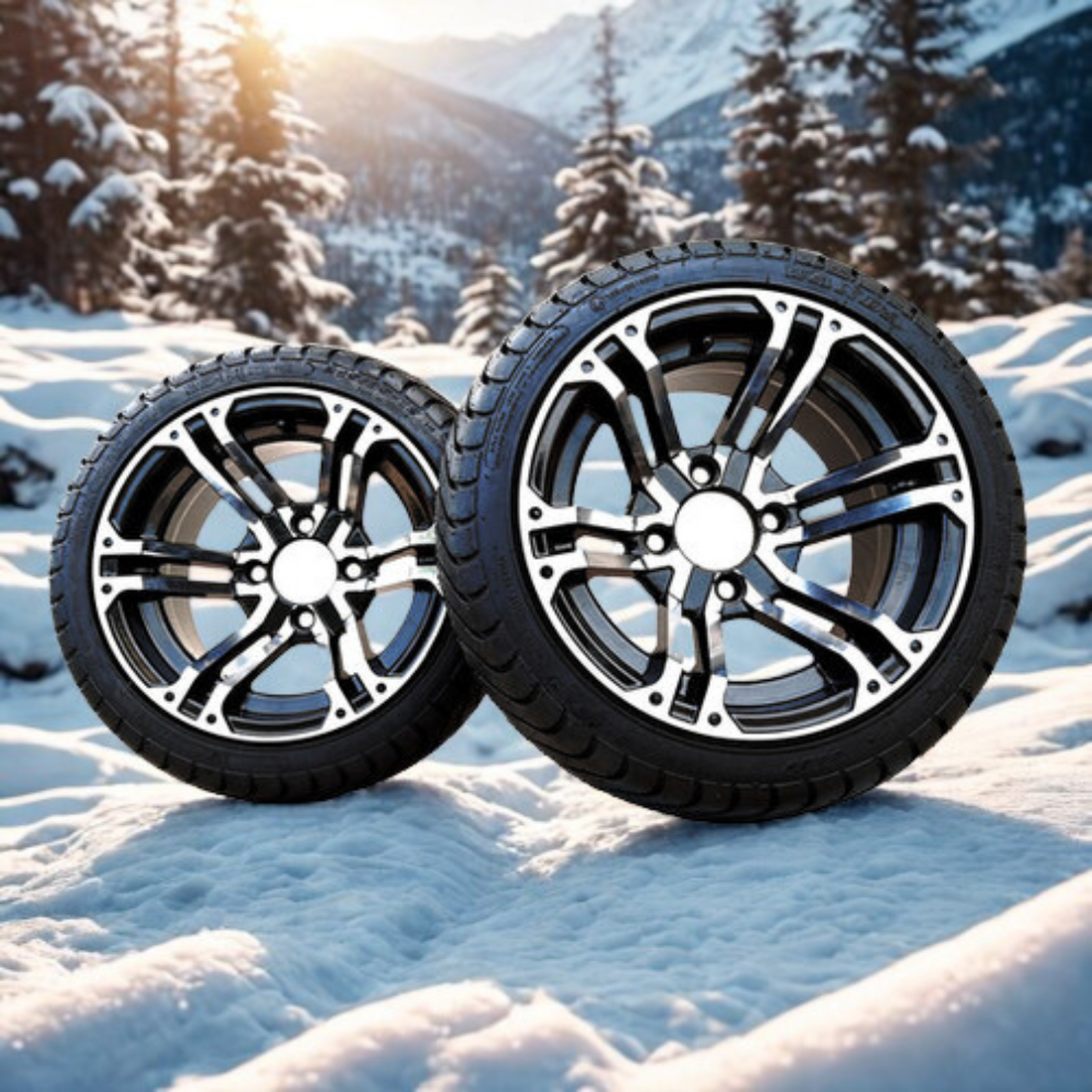 Golf Cart Tire 235/ 15-12 With Wheels