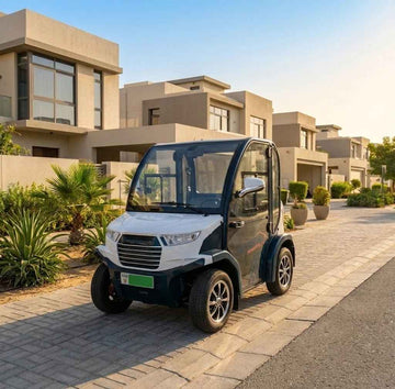 Luxury 2-Seater Electric Golf Cart with Air Conditioning and AC Drive