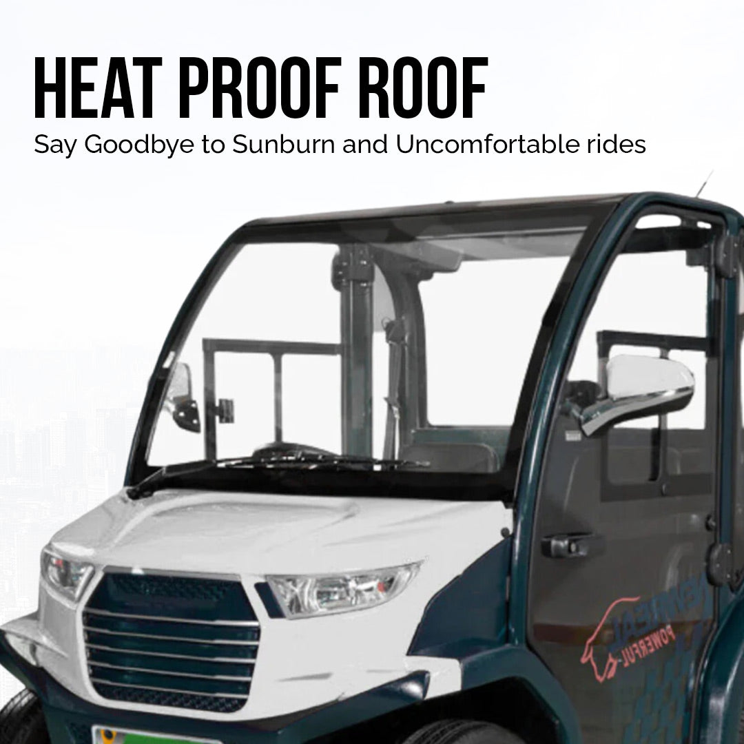 Luxury 2-Seater Electric Golf Cart with Air Conditioning and AC Drive